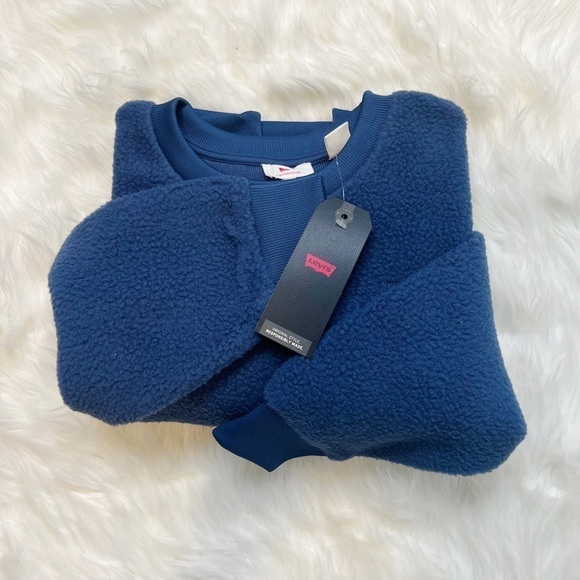 NEW Levi's Meadow Fleece Crewneck Sweatshirt - Picture 1 of 9